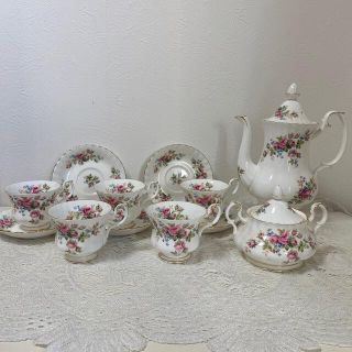 ロイヤルアルバート(ROYAL ALBERT)のロイヤルアルバート モスローズ ティーセット(食器)