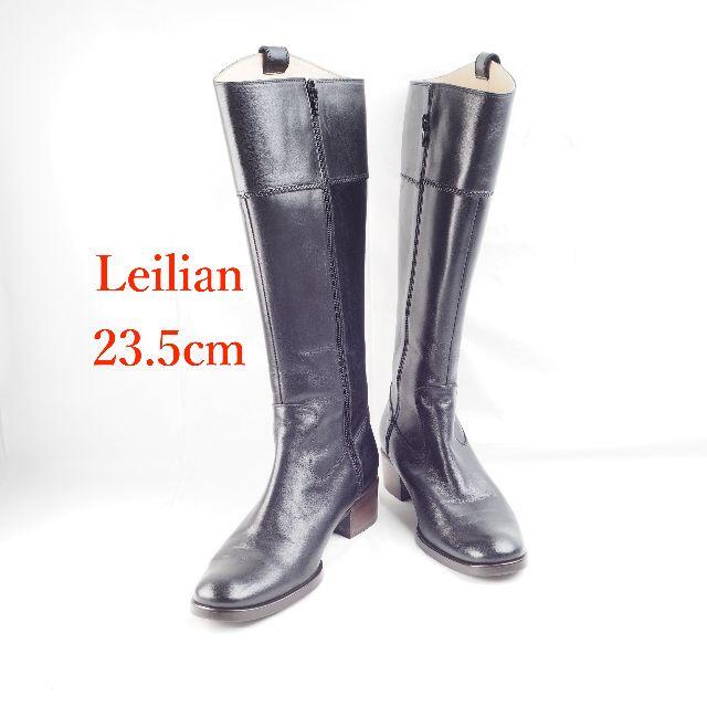 leilian(レリアン)の Leilianレリアン*レディースブーツ*23.5cm*黒*EB0473 レディースの靴/シューズ(ブーツ)の商品写真