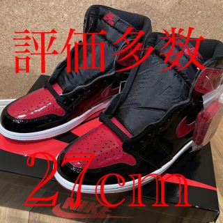 ナイキ(NIKE)のエアジョーダン1 HIGH OG パテント ブレッド　27cm(スニーカー)