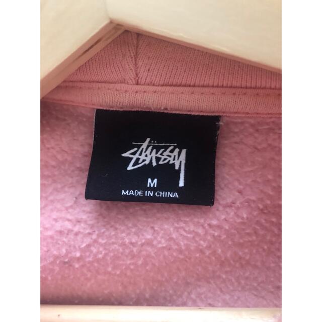 STUSSY(ステューシー)の★大人気★stussy パーカー　ピンク　M メンズのトップス(パーカー)の商品写真