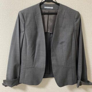 スーツカンパニー(THE SUIT COMPANY)のREDA les muse エレガンスライン　ノーカラージャケット11号(ノーカラージャケット)