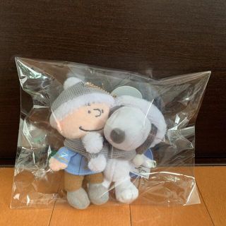 ピーナッツ(PEANUTS)の完売！【USJ】スヌーピー マスコットキーチェーンペアセット新品タグ付き(キャラクターグッズ)