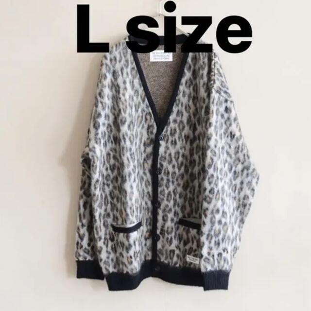 WACKO MARIA leopard mohair cardigan 21fw