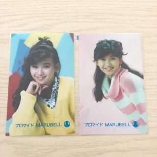 本田美奈子　プロマイド　ブロマイド　2枚　写真(アイドルグッズ)