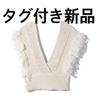 マメ(mame)のleinwande Patchwork Fringe Top(ベスト/ジレ)