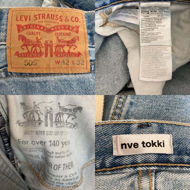 nve tokki ンヴェトッキ Levi'sリメイクデニムパンツ | bombaytools.com
