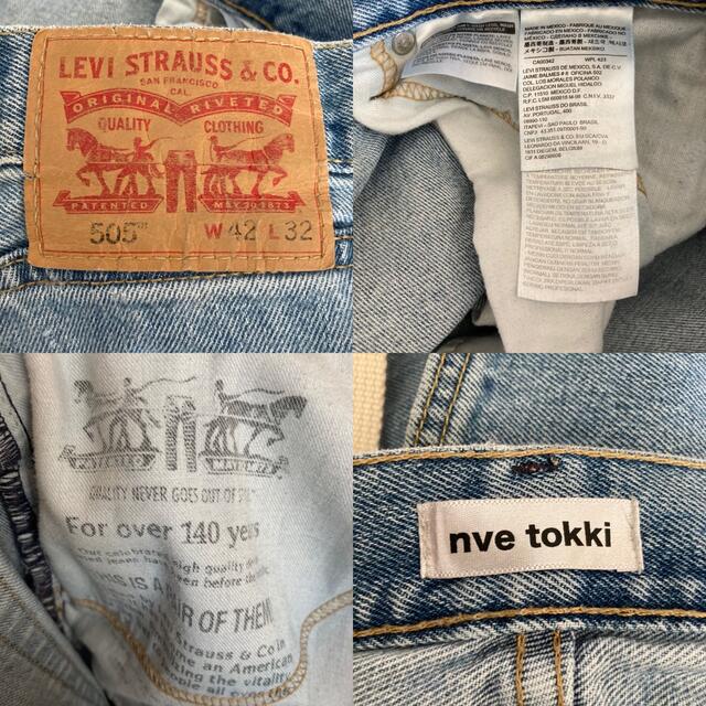 古着nve tokki ンヴェトッキ Levi'sリメイクデニムパンツ