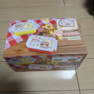 サンリオ ポムポムプリン プクプク保冷バッグ付きランチボックス(弁当用品)