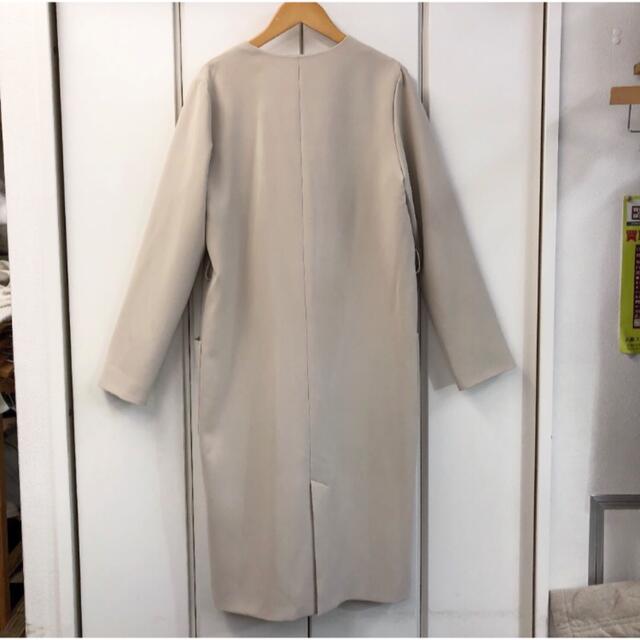 美品 TONAL ストレッチ ノーカラーガウンコート(38) 1