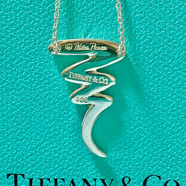 Tiffany K18YG パロマピカソ水瓶座ネックレス希少美品 - ネックレス
