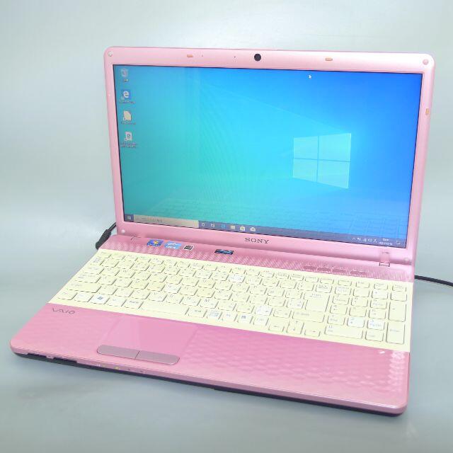 1366×768グラフィック新品高速SSD ピンク ノートPC VPCEH39FJ 8GB RW