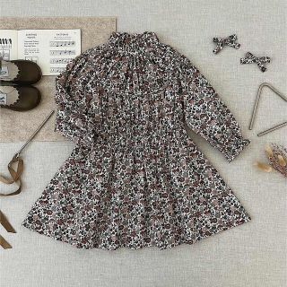 キャラメルベビー&チャイルド(Caramel baby&child )のsoor ploom☆ Lupine Dress Floral 5y(ワンピース)