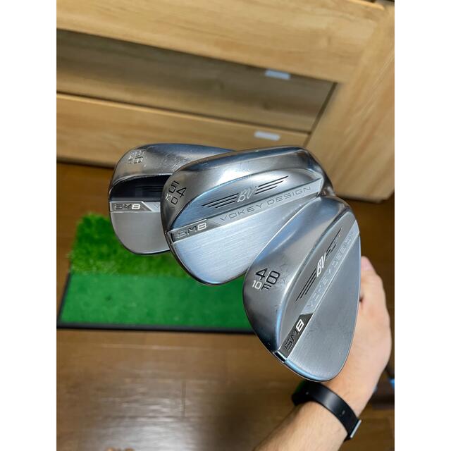 Titleist(タイトリスト)の【じみーさん専用】タイトリスト SM8 48/10f 54/12d 58/14k スポーツ/アウトドアのゴルフ(クラブ)の商品写真