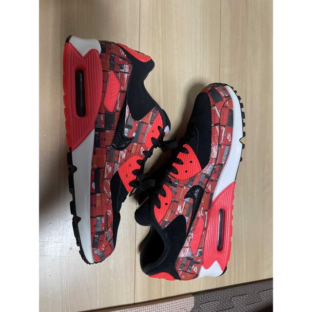 NIKE(ナイキ)のATMOS × NIKE AIR MAX 90 RED WE LOVE NIKE メンズの靴/シューズ(スニーカー)の商品写真