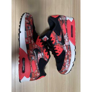 ナイキ(NIKE)のATMOS × NIKE AIR MAX 90 RED WE LOVE NIKE(スニーカー)