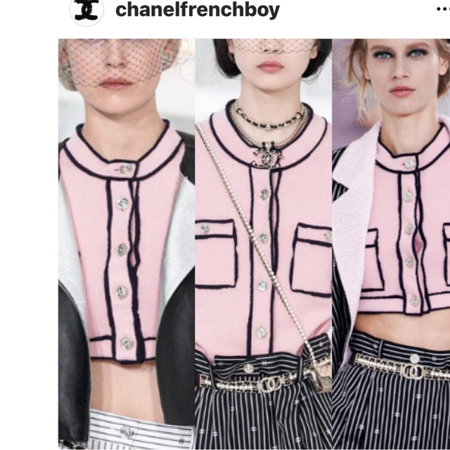 CHANEL(シャネル)のシャネル　完売レア　ピンクカーディガン34 レディースのトップス(カーディガン)の商品写真