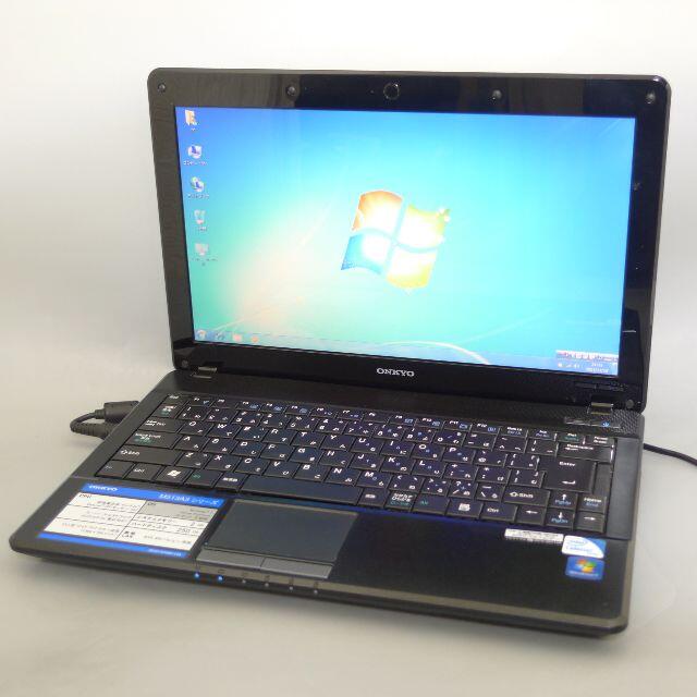 無USBホワイト ノートPC 2GB RW 無線 Windows7