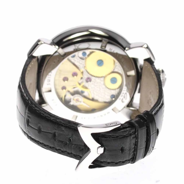 ☆良品 ガガミラノ マヌアーレ48 5010.04S メンズ - 腕時計(アナログ)