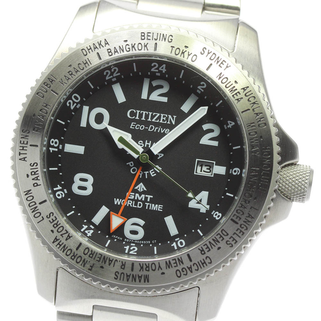 T-ポイント5倍】 CITIZEN Black Watch × Time Porter x PORTER GMT