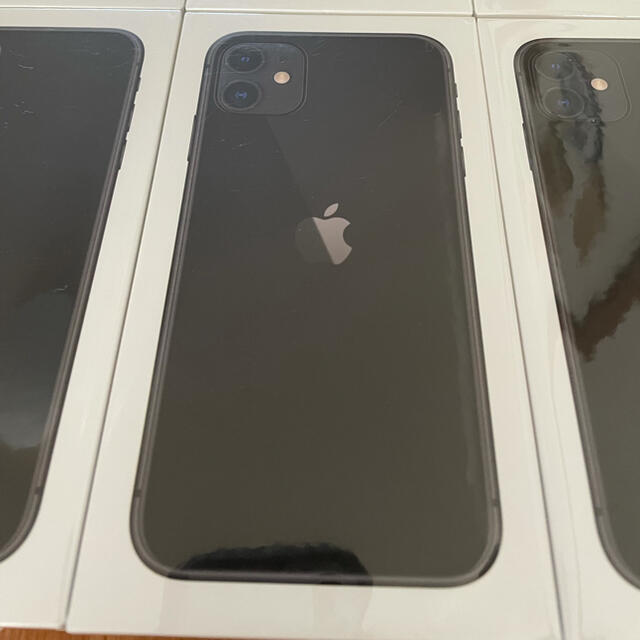 最新デザインの iPhone11 ブラック 黒 64GBの1台新品未開封