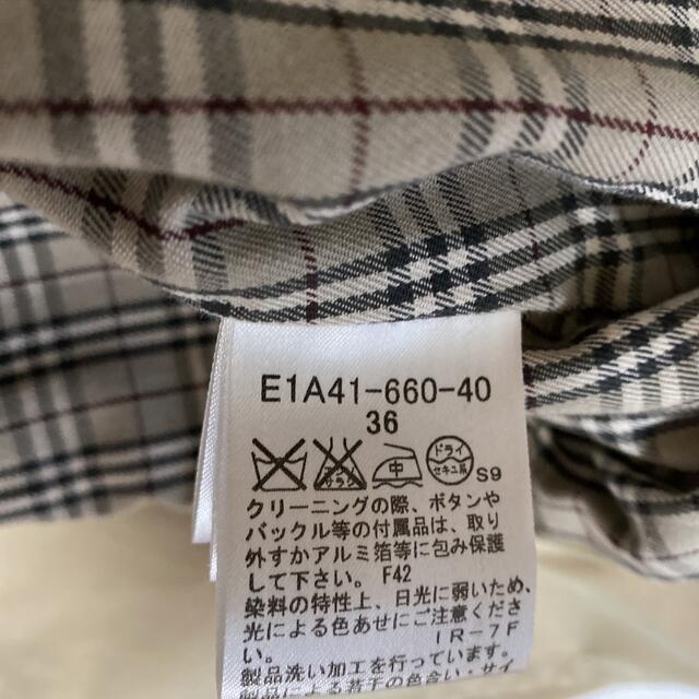 BURBERRY BLUE LABEL - バーバリーブルーレーベル トレンチコート 36の