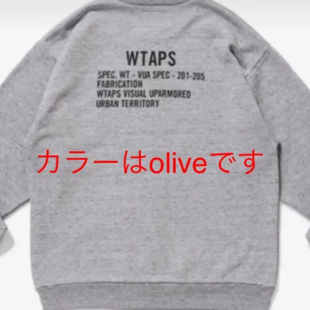 WTAPS ACADEMY C NECK SWEATSHIRT.COPO L