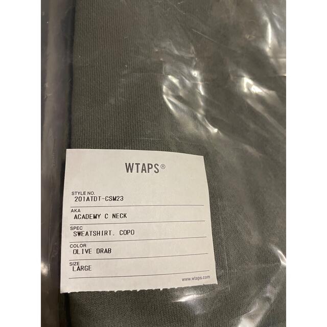 WTAPS ACADEMY C NECK SWEATSHIRT.COPO L