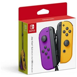 【純正】Joy-Con ネオンパープル/ ネオンオレンジ ニンテンドースイッチ(家庭用ゲーム機本体)