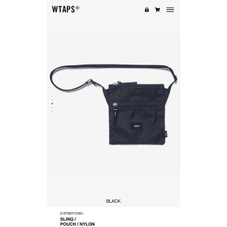 ダブルタップス(W)taps)のWTAPS SLING /POUCH / NYLON BLACK ブラック(ショルダーバッグ)