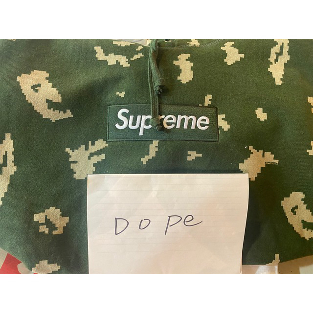 supreme Box Logo HoodedOlive RussianCamo