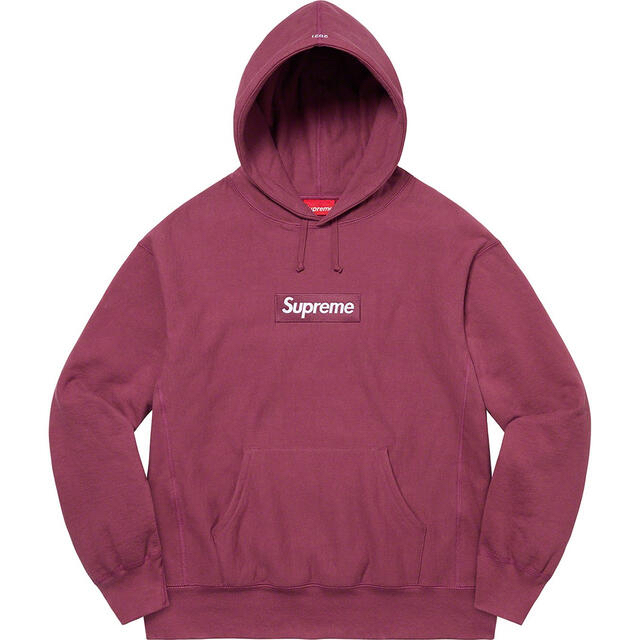 Box Logo Hooded Sweatshirt Pink M