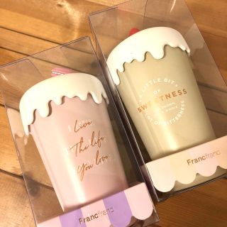 新品♡フランフラン スイーツタンブラー ケーキ マカロン ２本セット