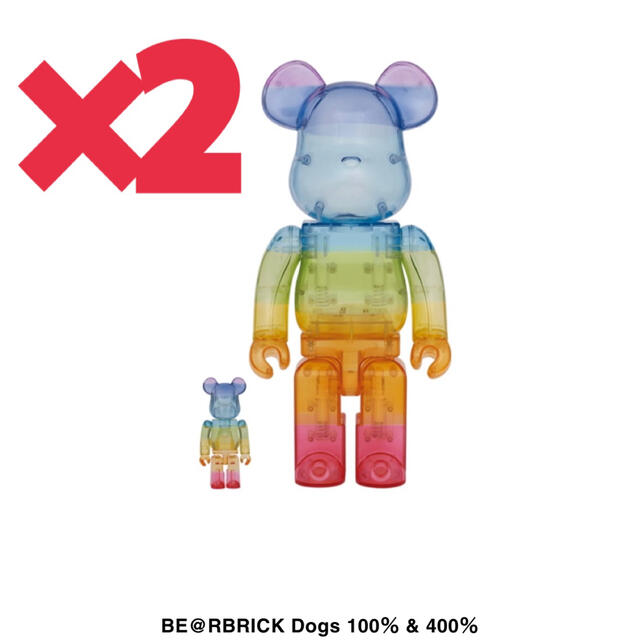 BE@RBRICK Dogs 100％ & 400％ ベアブリック