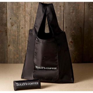 タリーズコーヒー(TULLY'S COFFEE)のタリーズ　エコバッグ　ブラック(エコバッグ)