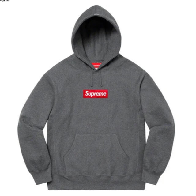 Supreme Box Logo Hooded Sweatshirt グレー Ｓカモフラ