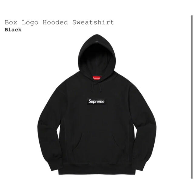 supreme box logo hooded sweatshirt 21fw