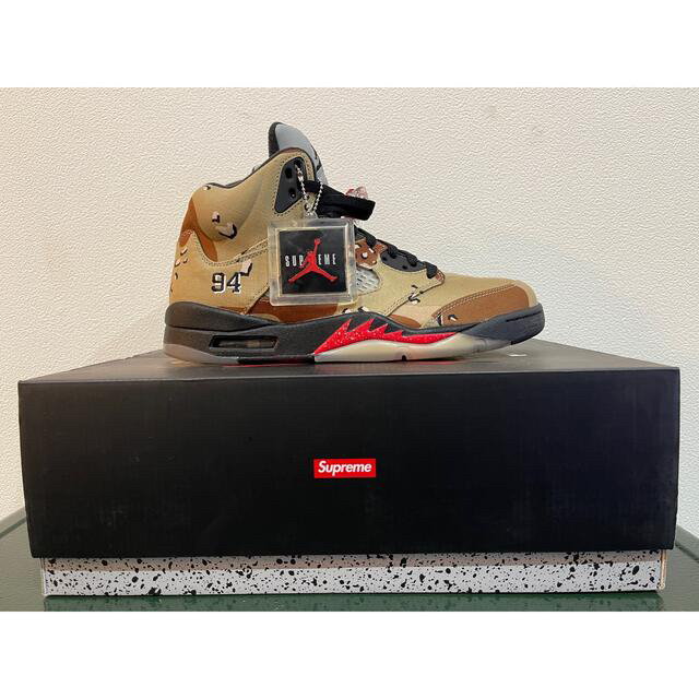 jordan × supreme jordan5 新品未使用 nike