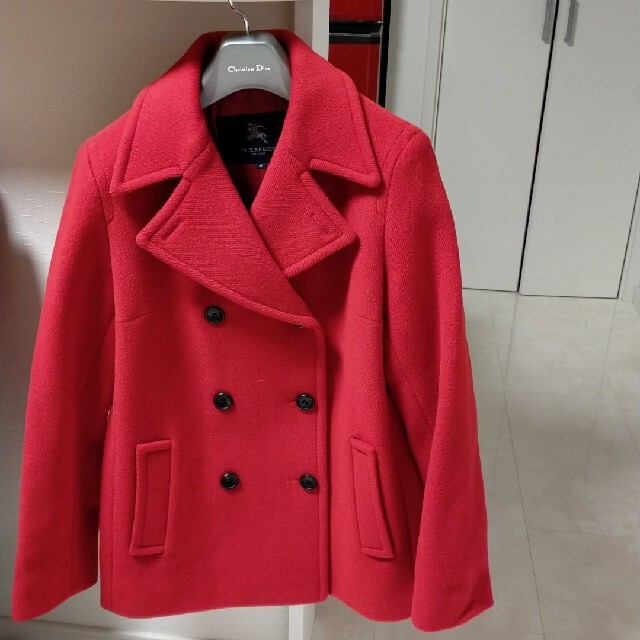 BURBERRY - バーバリー Pコート ピーコート 赤の通販 by スノー's shop