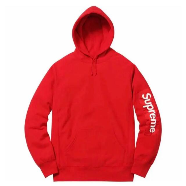 supreme 袖ロゴパーカー