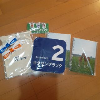 JRAグッツ　7点セット　ノート　ミニタオル　巾着　リボン　マグネットグリップ(その他)