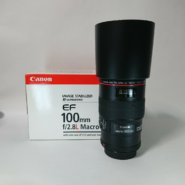 Canon レンズ EF100mm F2.8Lマクロ IS USM