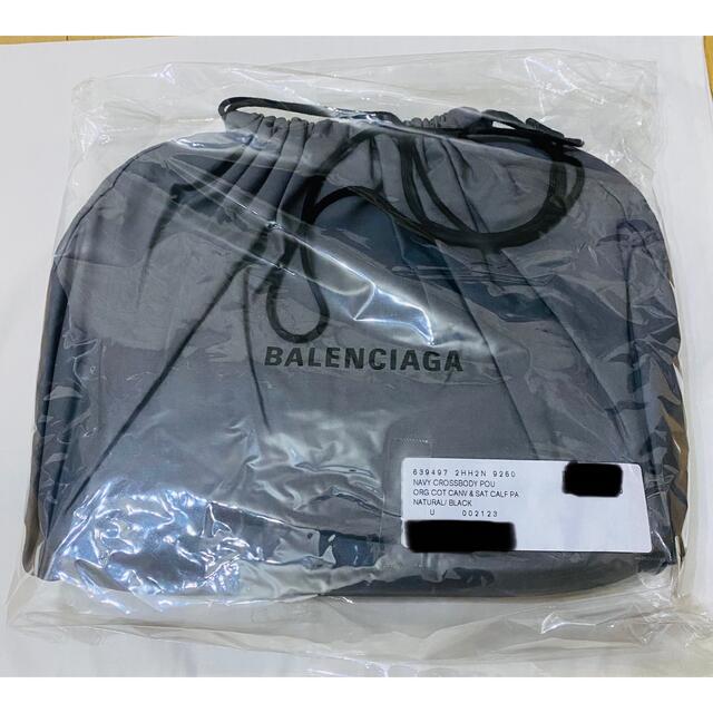 新品　BALENCIAGA バレンシアガ　639497 ネイビークロスボディ 4