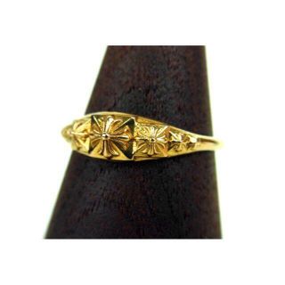 クロムハーツ(Chrome Hearts)のクロムハーツ■22K TINY PYRAMID RINGタイニーピラミッドリング(リング(指輪))