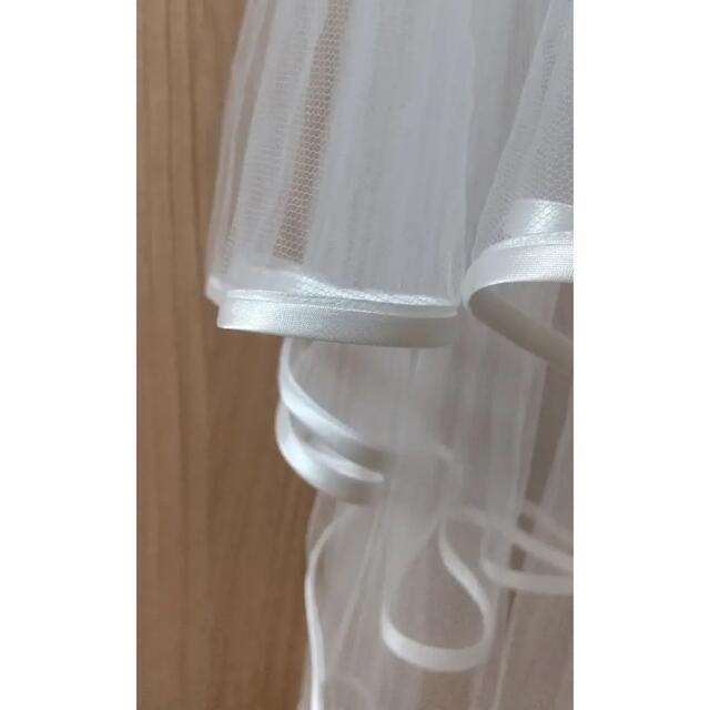 ウェディングベール　パイピング　 レディースのフォーマル/ドレス(ウェディングドレス)の商品写真