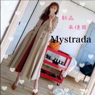 マイストラーダ(Mystrada)のマイストラーダ　新品　未使用　タックフレアトレンチコート(トレンチコート)