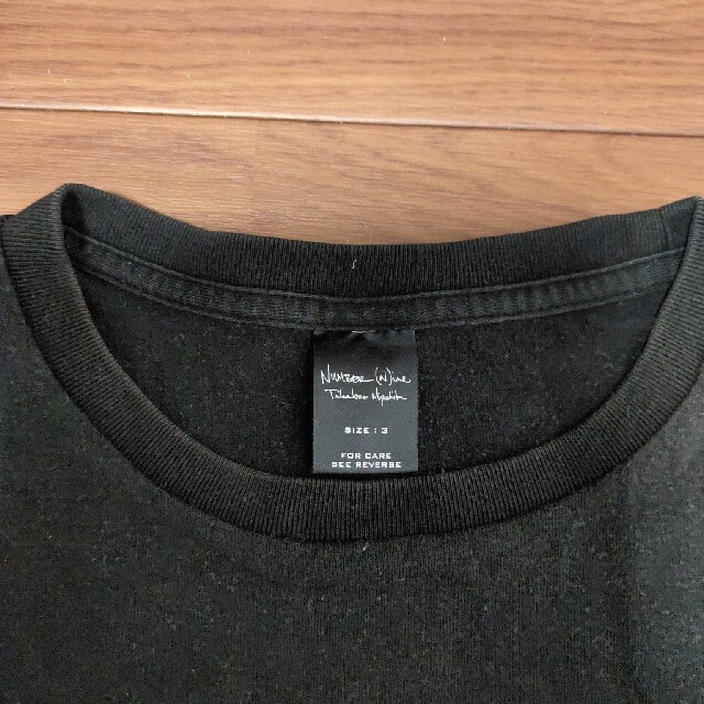 NUMBER (N)INE(ナンバーナイン)のナンバーナイン　Tシャツ　サイズ3 メンズのトップス(Tシャツ/カットソー(半袖/袖なし))の商品写真