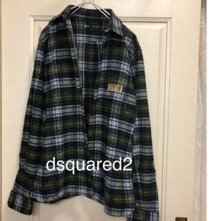ディースクエアード(DSQUARED2)のdsquared2    羊毛チェックシャツ(シャツ)