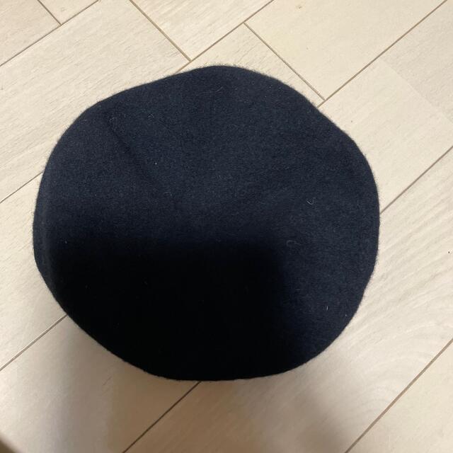 niko and...(ニコアンド)の980.黒ベレー帽 レディースの帽子(ハンチング/ベレー帽)の商品写真