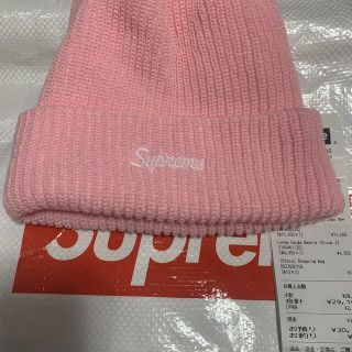 シュプリーム(Supreme)の希少ピンク supreme loose gauge beanie(ニット帽/ビーニー)