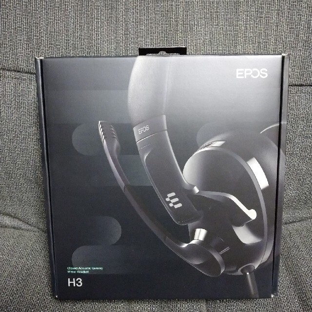 epos h3 ゲーミングヘッドセット ブラック ヘッドフォン/イヤフォン